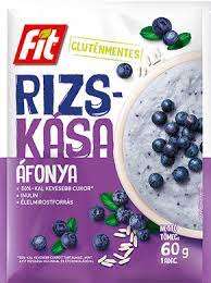 FIT REGGELI RIZSKÁSA ÁFONYA ÍZESÍTÉSSEL 60 GR - 100301005.ÁFONYA
