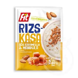FIT REGGELI RIZSKÁSA SÓS KARAMELLA MANDULA ÍZESÍTÉSSEL 60 GR - 100301005.SKARAMAND