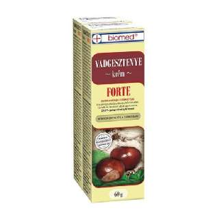 BIOMED VADGESZTENYE KRÉM FORTE DUPLA 60 + 60 GR VISSZERES LÁBRA - 040401000.FORTEDUPLA