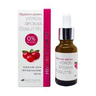 VÖRÖSÁFONYÁS ŐSSEJTSZÉRUM HYALURONNAL AROMAX 20 ML - 490317005