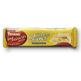 TORRAS FEHÉRCSOKOLÁDÉ HOZZÁADOTT CUKOR NÉLKÜL 30 GR (GLUTÉNMENTES) - 100606058