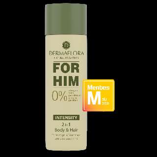 DERMAFLORA NATURAL 0% TUSFÜRDŐ ÉS SAMPON 200 ML INTENSITY FOR HIM - 490734001.INTENSITY250