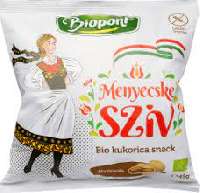 BIOPONT BIO KUKORICÁS SNACK MENYECSKE SZÍV MOGYORÓS 45 GR GM - 100701023.16