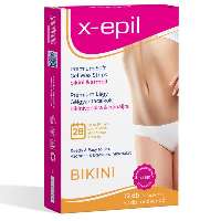 X-EPIL PRÉMIUM LÁGY GYANTACSÍKOK ÉRZÉKENY BÖRRE BIKINI, HÓNALJ 12 DB - 490812006