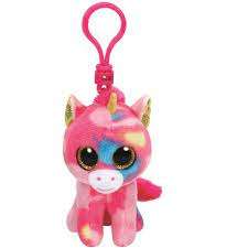 TY BOOS PLÜSS FIGURA CLIP 8,5 CM FANTASIA SOKSZÍNŰ UNIKORNIS - 431304005.SOKSZÍNŰUNIKORNIS