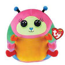 TY SQUISH-A-BOSS PÁRNA ALAKÚ PLÜSS FIGURA NESSA SZÍNES HERNYÓ 30 CM - 431304002.SZÍNESHERNYÓ