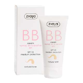 ZIAJA BB KRÉM SZÁRAZ BŐRRE SZÍNEZETT NATÚR TÓNUS 50 ML - 490101021.BB