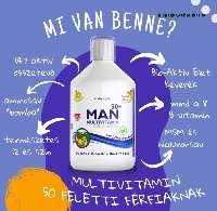 SWEDISH NUTRA MAN 50+ FOLYÉKONY MULTIVITAMIN FÉRFIAKNAK 500 ML - 050131003
