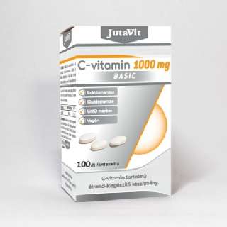 JUTAVIT C VITAMIN BASIC 1000 MG TABLETTA 100DB - 050101186