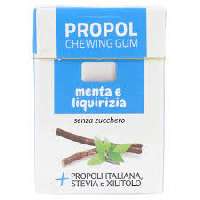 PROPOL PROPOLISZOS RÁGÓGUMI CUKORMENTES BIO MENTA ÉDESGYÖKÉR 25GR - 100403002.MENTA