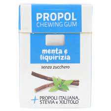 PROPOL PROPOLISZOS RÁGÓGUMI CUKORMENTES BIO MENTA ÉDESGYÖKÉR 25GR - 100403002.MENTA