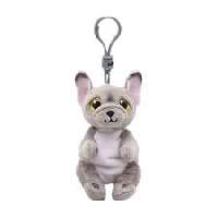 TY BOOS PLÜSS FIGURA CLIP 8,5 CM WILFRED SZÜRKE KUTYA - 431304005.SZÜRKEKUTYA