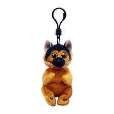 TY BOOS PLÜSS FIGURA CLIP 8,5 CM ACE NÉMET JUHÁSZ KUTYA - 431304005.NÉMETJUHÁSZ