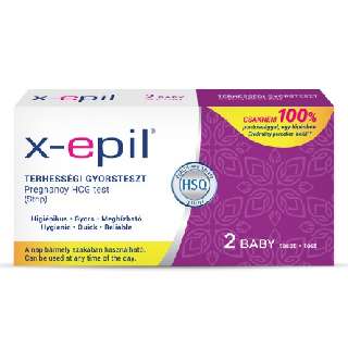 X-EPIL TERHESSÉGI GYORSTESZT CSÍK 2 DB-OS  - 441017000