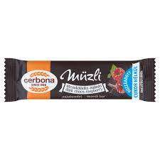CERBONA SZELET ÉTCSOKOLÁDÉS MÁLNÁS 20 GR HOZZÁADOTT CUKOR NÉLKÜL - 100301001.17