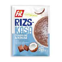 FIT REGGELI RIZSKÁSA ÉTCSOKOLÁDÉ KÓKUSZ ÍZESÍTÉSSEL 60 GR GM - 100301005.ÉTKÓKUSZ