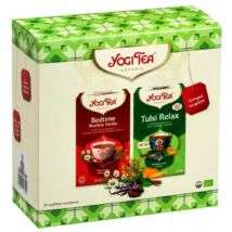 YOGI TEA SZETT NYUGALOM RELAXÁLÓ+LEFEKVÉS ELŐTTI TEA 2 X 17DB/DOB - 060115001.NYUGALOM