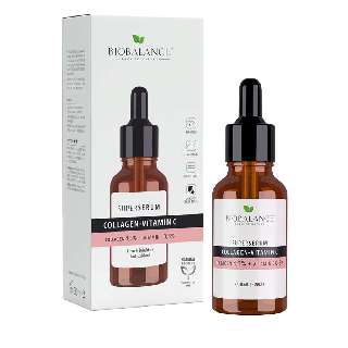 BIOBALANCE SZUPERSZÉRUM ARCRA TENGERI KOLLAGÉNNEL ÉS C-VITAMINNAL 30 ML - 490109018