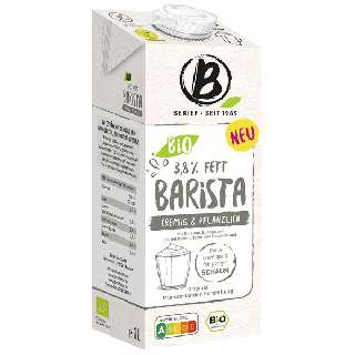 BERIEF BIO ORGANIKUS 3,8% BARISTA ZAB ITAL 1L - 060116000