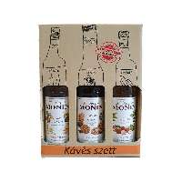 MONIN KÁVÉ SZETT SZIRUP 3 X 250 ML  - 060116003