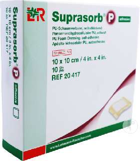 SUPRASORB P ÖNTAPADÓ 10 X 10 CM (10DB/DOBOZ) 20417 HABSZIVACS KÖTSZER (LOHMANN) - 450101029.P10X10ÖNT