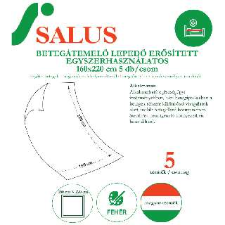 BETEGÁTEMELŐ, BETEGMOZGATÓ LEPEDŐ 160X220 CM 5 DB/CSOM ERŐSÍTETT EH. - 421130005