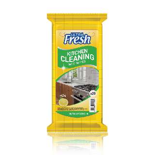 ULTRA FRESH KONYHAI TÖRLŐKENDŐ 20 DARABOS LEMON - 471130000.ULTRAFRESH