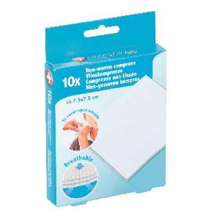 STERIL PÁRNA NEM SZŐTT FLIZ ANYAGBÓL 10DB/DOB 7,5*7,5 CM COMFORT AID - 421025000.16