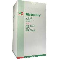 METALLINE 10 X 20 CM (50DB/DOBOZ) 23087 IMPREGNÁLT GÉZLAP STERIL (LOHMANN) - 450101011.10X20