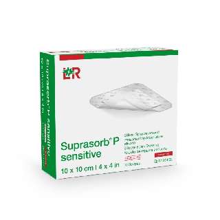 SUPRASORB P SENSITIVE BORDER LITE SZILIKON HABKÖTSZER 10 X 10 CM 10DB/DOBOZ STERIL (LOHMANN) 139083 - 450101039.1010