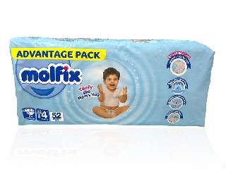 MOLFIX MAXI PLUS 4+ GYERMEK PELENKA 9-16 KG 52DB/CSOMAG - 430807000.MAXIPLUS4+