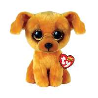 TY BOOS PLÜS FIGURA 15 CM ZUZU BARNA KUTYA - 431304045