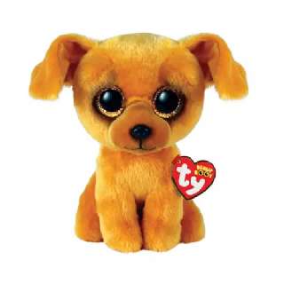 TY BOOS PLÜS FIGURA 15 CM ZUZU BARNA KUTYA - 431304045