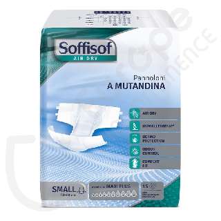 SOFFISOF AIR DRY MAXI PLUS NADRÁGPELENKA S-ES 50-80 CM CSÍPŐ-DERÉK 15 DB/CSOMAG - 451615000.S