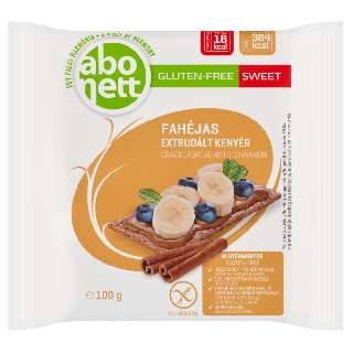 ABONETT EXTRUDÁLT KENYÉR FAHÉJAS 100 GR GLUTÉNMENTES - 100701023.25
