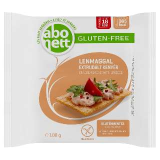 ABONETT EXTRUDÁLT KENYÉR LENMAGGAL 100 GR GLUTÉNMENTES - 100701023.27