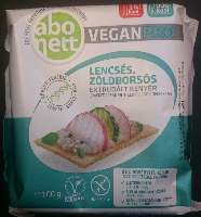 ABONETT EXTRUDÁLT KENYÉR LENCSE ZÖLDBORSÓ 100 GR GLUTÉNMENTES - 100701023.28