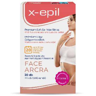 X-EPIL HIDRATÁLÓ GÉLGYANTACSÍKOK HIALURONNAL ARCRA 20 DB - 490812004
