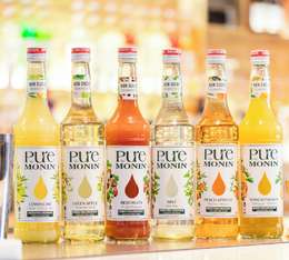 MONIN PURE MANGÓ-MARACUJA VÍZ-ÍZESÍTŐ KONCENTRÁTUM 0,7 DL - 060607003.MANGMARA