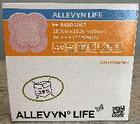ALLEVYN LIFE SPECIÁLIS SZILIKONOS HABKÖTSZER 21 CM X 21 CM 10 DB/DOB - 450130004