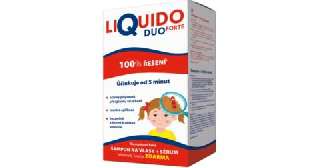 LIQUIDO DUO FORTE TETVEK ÉS SERKÉK ELLEN SAMPON 200 ML + SZÉRUM 125 ML AJÁNDÉK SAPKA FÉSŰ  - 040620013.1