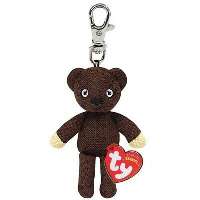 TY BEANIE BABIES PLÜSS FIGURA MR BEAN MACI TEDDY CLIP 8,5 CM - 431304010.MRBEAN