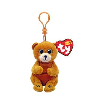 TY BEANIE BABIES PLÜSS FIGURA DUNCAN BARNA MEDVE CLIP 8,5 CM - 431304010.DUNCAN
