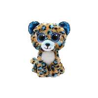 TY BOOS PLÜS FIGURA 15 CM COBALT BARNA KÉK LEOPÁRD - 431304008.COBALT