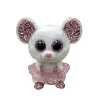 TY BOOS PLÜS FIGURA 15 CM NINA FEHÉR BALERINA EGÉR - 431304008.NINA