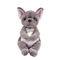 TY BEANIE BELLIES PLÜSS FIGURA WILFRED SZÜRKE KUTYA 15 CM - 431304012.WILFRED