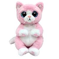 TY BEANIE BELLIES PLÜSS FIGURA LILLIBELLE RÓZSASZÍN MACSKA 24 CM - 431304124.LILLIBELLE