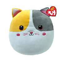 TY SQUISH-A-BOSS PÁRNA ALAKÚ PLÜSS FIGURA SNUGGLES MACSKA 22 CM - 431304003.SNUGGLES