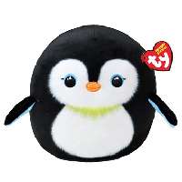 TY SQUISH-A-BOSS PÁRNA ALAKÚ PLÜSS FIGURA NEVE PINGVIN 22 CM - 431304003.NEVE