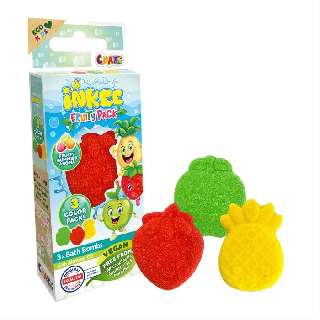 CRAZE INKEE VEGÁN FÜRDŐFORMA GYÜMÖLCS 3 DARABOS - 490714013.GYÜMÖLCS